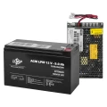 Блок безперебійного живлення GreenVision GV-007-UPS-A-1203-8A з АКБ 9 Ah, 12 В, 9 виходів