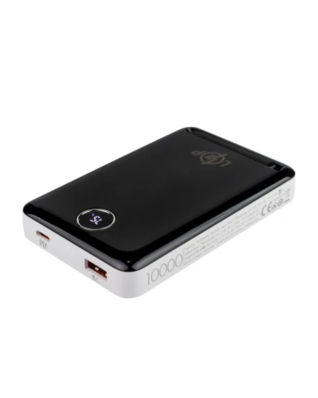 Павербанк бездротовий LogicPower PQ17 10000 mAh, MagSafe 15 Вт, Type-C 20 Вт, білий
