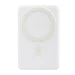 Павербанк бездротовий LogicPower PQ17 10000 mAh, MagSafe 15 Вт, Type-C 20 Вт, білий