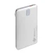Павербанк LogicPower PQ13 10000 mAh 22,5 Вт з вбудованими кабелями Type-C/Lightning, білий
