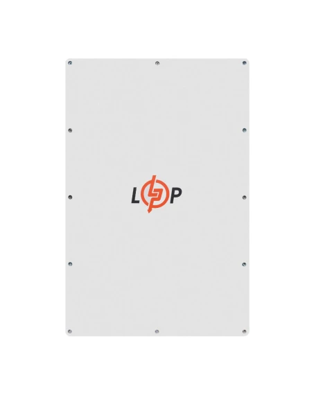 Акумулятор LiFePO4 LogicPower 51,2V 100Ah (5120 Wh), BMS JK 100A, настінний, Bluetooth, RS485/CAN, білий