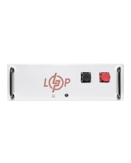 Акумулятор LiFePO4 LogicPower 51,2V 100Ah (5120 Wh), BMS JK 100A, у стійку, Bluetooth, білий