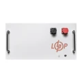 Акумулятор LiFePO4 LogicPower 51,2V 230Ah (11776 Wh), BMS JK 200A, у стійку, Bluetooth, білий
