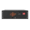 Акумулятор LiFePO4 LogicPower 51,2V 100Ah (5120 Wh), BMS JK 100A, у стійку, Bluetooth, чорний