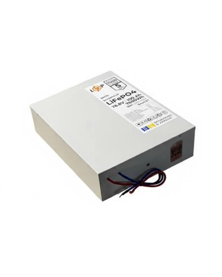 Акумулятор LiFePO4 LogicPower 76,8V 100Ah (7680 Wh), BMS 200A/100A, Bluetooth