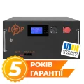 Акумулятор LiFePO4 LogicPower 51,2V 315Ah (16128 Wh), BMS 200A, RS485/CAN, LCD, у стійку, чорний
