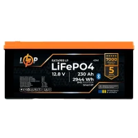 Акумулятор LiFePO4 LogicPower 12,8V 230Ah (2944 Wh), BMS 200A, Bluetooth, корпус пластик