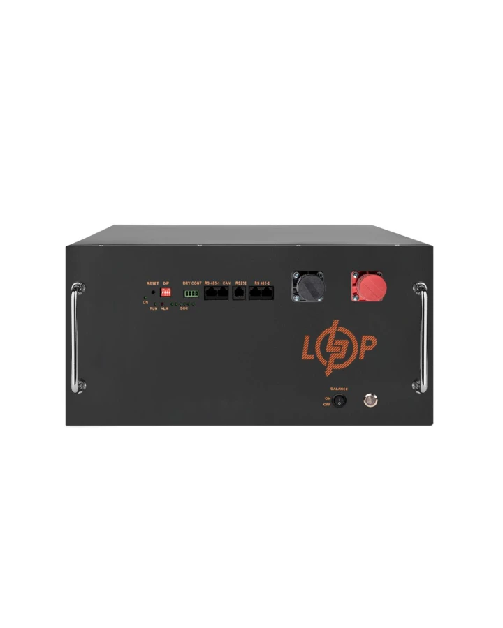 Акумулятор LiFePO4 LogicPower 25,6V 315Ah (8064 Wh), BMS JK 200A, у стійку, RS485/CAN, чорний