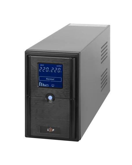 ДБЖ LogicPower LPM-UL625VA (437 Вт) лінійно-інтерактивний, LCD, USB, корпус метал