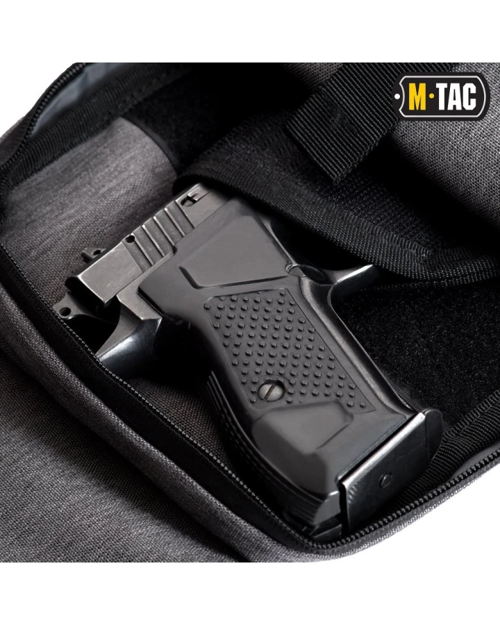 Сумка-кобура M-Tac наплічна Melange Grey