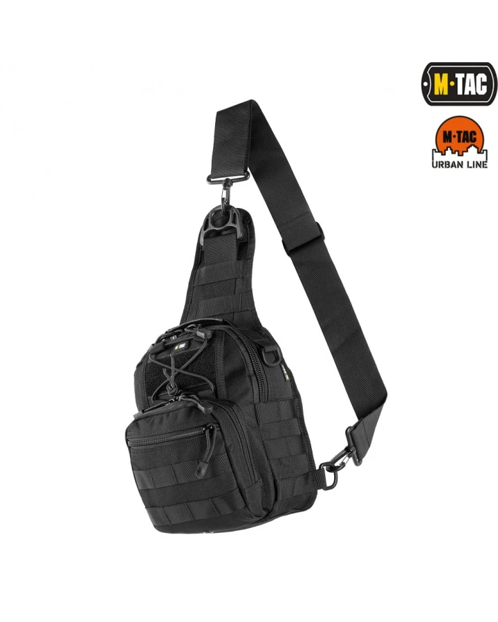 Сумка-слінг M-Tac Urban Line City Patrol Carabiner Bag Black