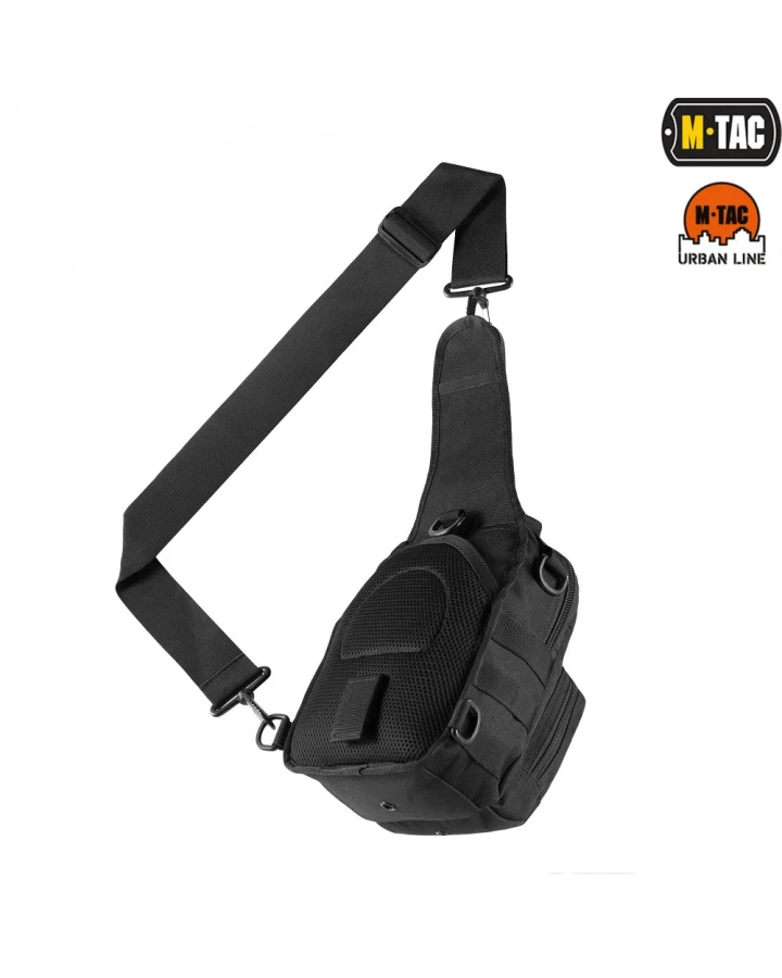 Сумка-слінг M-Tac Urban Line City Patrol Carabiner Bag Black