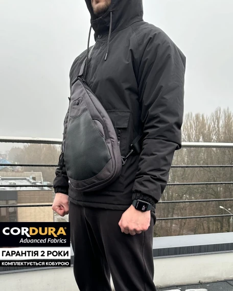 Сумка-слінгер DANAPER VELOX Black-Gray
