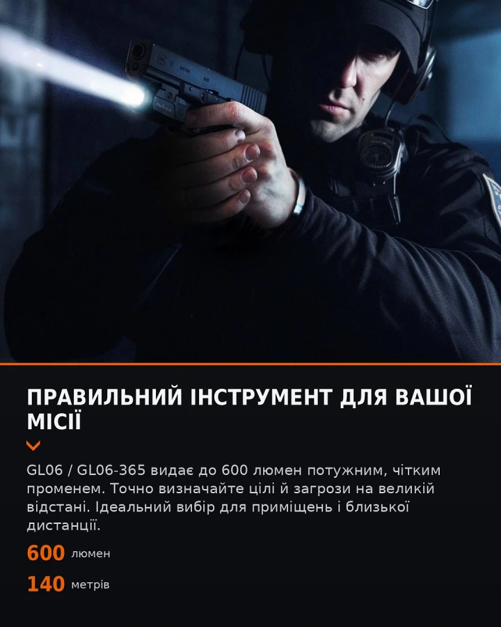 Ліхтар до пістолета Fenix GL06
