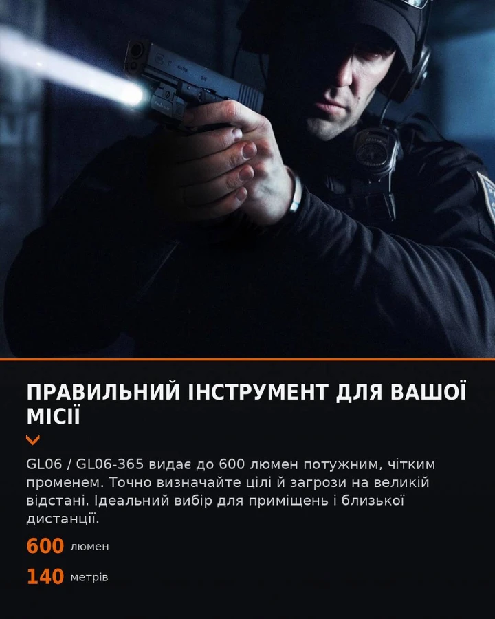 Ліхтар до пістолета Fenix GL07