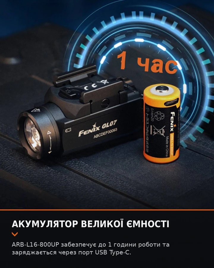 Ліхтар до пістолета Fenix GL07