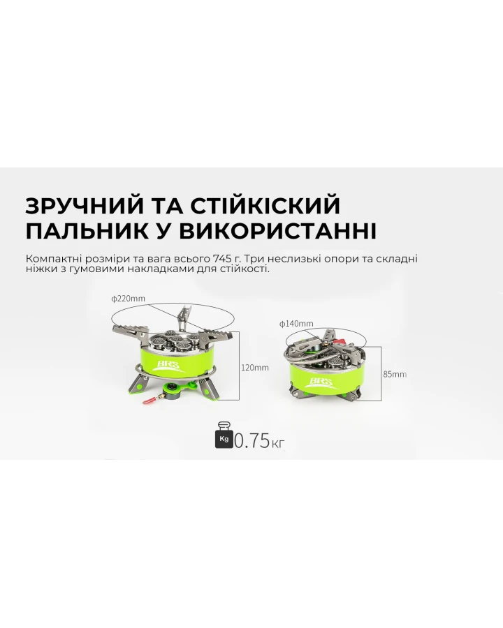 Газовий пальник BRS-75