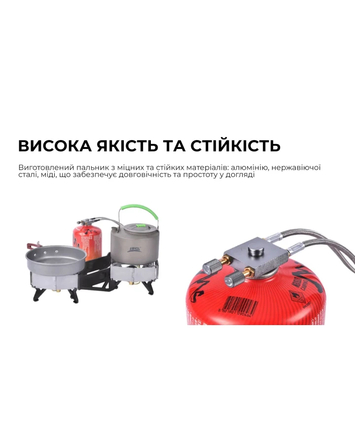 Газовий пальник подвійний BRS-32