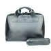 Шкіряна ділова сумка The Wings Attache Briefcase чорний