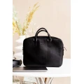 Шкіряна ділова сумка The Wings Briefcase 2.0 чорний