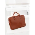 Шкіряна ділова сумка The Wings Briefcase 2.0 світло-коричневий