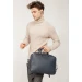 Шкіряна ділова сумка The Wings Briefcase 2.0 синій Флотар