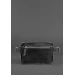 Шкіряна поясна сумка BlankNote Dropbag Mini чорна Crazy Horse