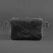Шкіряна поясна сумка BlankNote Dropbag Mini чорна Crazy Horse