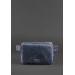 Шкіряна поясна сумка BlankNote Dropbag Mini синя