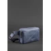 Шкіряна поясна сумка BlankNote Dropbag Mini синя