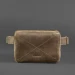 Шкіряна поясна сумка BlankNote Dropbag Mini темно-коричнева Crazy Horse
