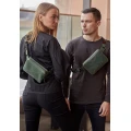 Шкіряна поясна сумка BlankNote Dropbag Mini зелена Crazy Horse