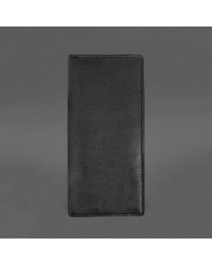 Шкіряне портмоне-купюрник BlankNote 12.0 чорне Краст