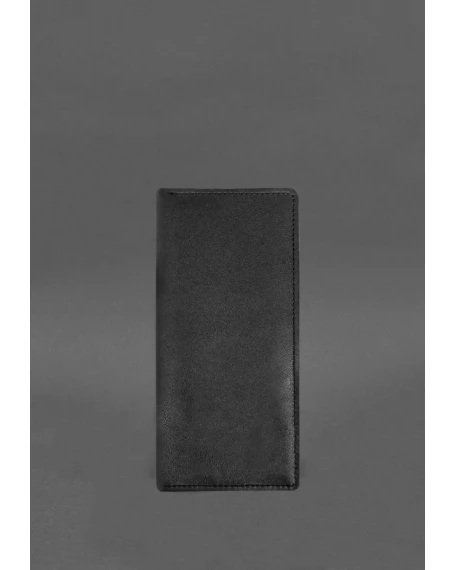 Шкіряне портмоне-купюрник BlankNote 12.0 чорне Краст