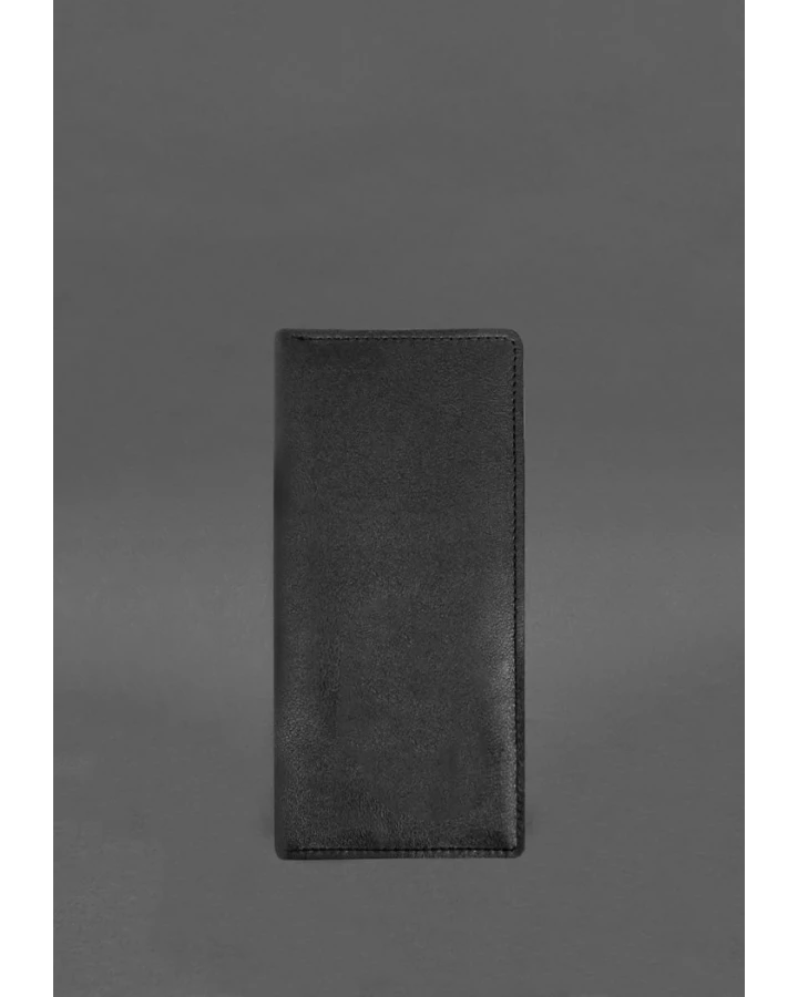 Шкіряне портмоне-купюрник BlankNote 12.0 чорне Краст