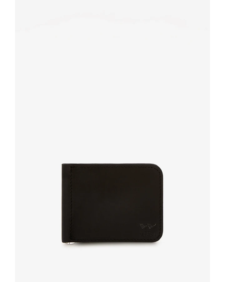 Затиск для грошей чорний вінтаж The Wings