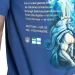Бавовняна футболка Camotec Merch Neptun, синя