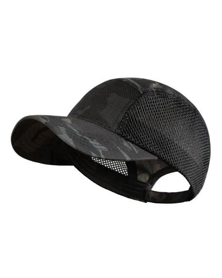 Бейсболка з сіткою Camotec 5Panel Mesh Twill, мультикам Black