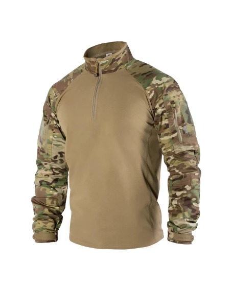 Бойова сорочка (убакс) Camotec Raid Twill/Sorona, мультикам/пісочний (tan)