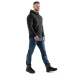 Флісова куртка з каптуром Camotec Plast Hood, чорна