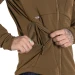 Флісова куртка з каптуром Camotec Plast Hood, койот