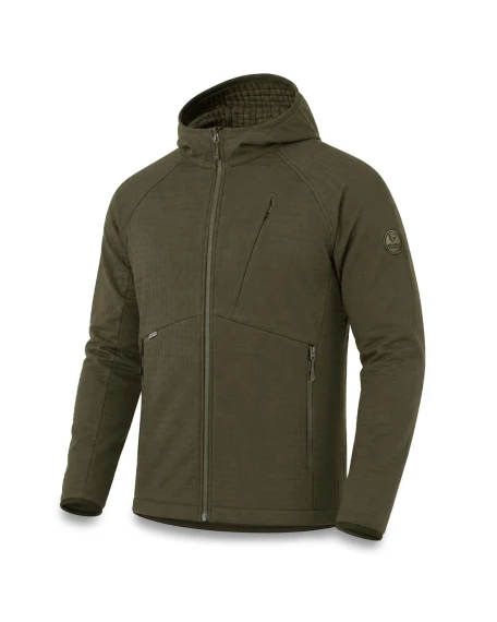 Флісова куртка з каптуром Camotec Plast Hood, олива