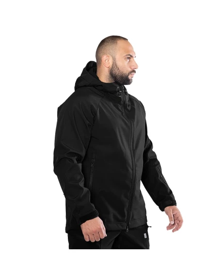 Куртка софтшел з каптуром Camotec Rubicon SoftShell, чорна