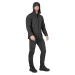 Легка флісова куртка з каптуром Camotec TechGrid Hood, чорна