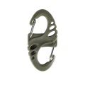 Пластиковий карабін Camotec S-Hook, олива