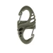 Пластиковий карабін Camotec S-Hook, олива