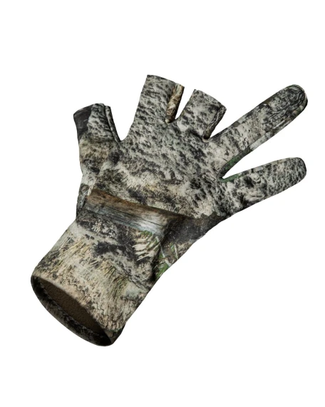 Рукавички з відкритими пальцями Camotec FL, камуфляж Sequoia