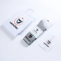 Шкарпетки з вишивкою Camotec LongFull Fishing LE, сірі