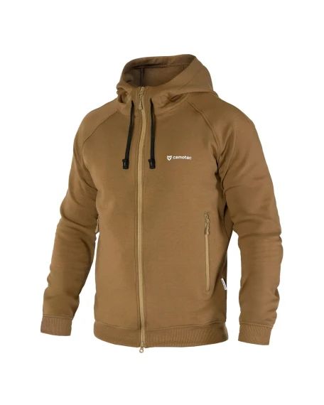 Спортивна кофта на блискавці Camotec FitPro Zip, койот