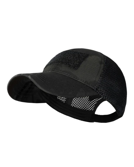 Тактична бейсболка з сіткою Camotec Tactic Mesh Twill, мультикам Black